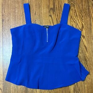 City Chic Royal Blue tank Blouse size 20